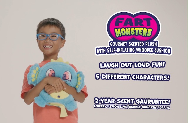 Amazon.com: Fart Monsters Tootles - X-Large 16-Inch Scented Plush